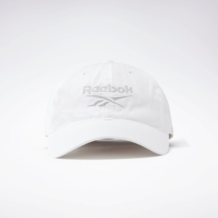 Reebok Active Foundation Badge Hat Białe | EVQG-07893