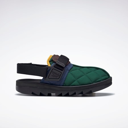 Reebok Beatnik Slides Niebieskie Ciemny Brązowe Czerwone | OPYJ-67851