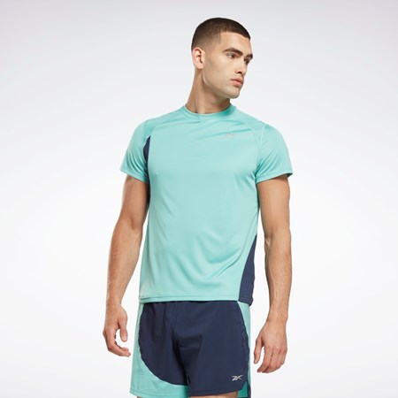 Reebok Biegania Speedwick T-Shirt Semi Classic Teal | PZTA-98673