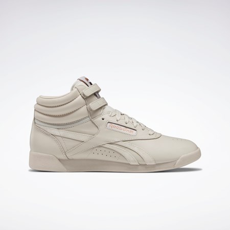 Reebok Cardi B Freestyle Hi Shoes Szare Białe | DIYT-32149