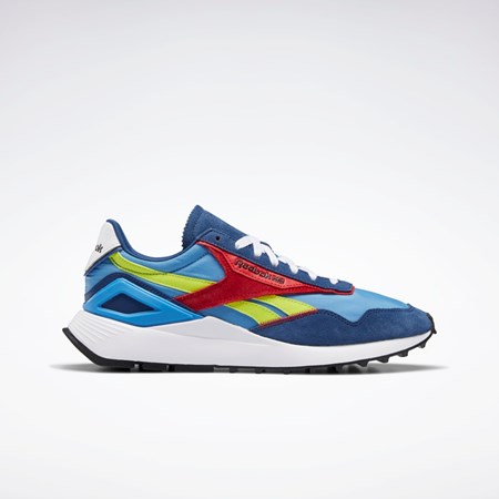 Reebok Classic Leather Legacy AZ Shoes Niebieskie Żółte Niebieskie | NGMS-03254