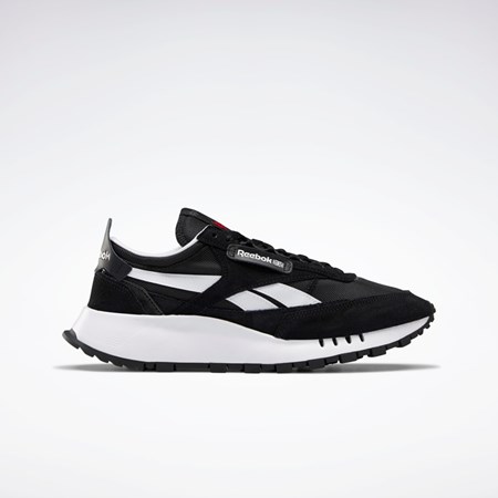 Reebok Classic Leather Legacy Shoes Czarne Szare Czerwone | QDYE-94835