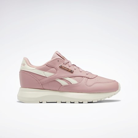 Reebok Classic Leather SP Shoes Różowe Różowe Białe | JIEW-96148