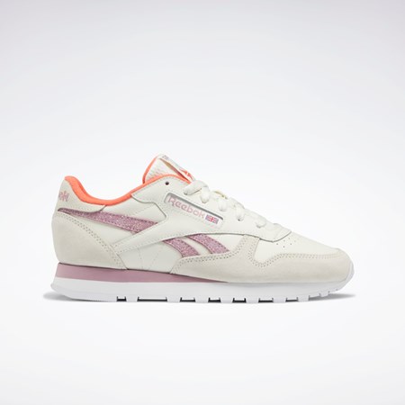 Reebok Classic Leather Shoes Białe | HFOU-48125