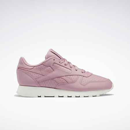 Reebok Classic Leather Shoes Infused Lilac / Infused Lilac / Chalk | VZIU-38450