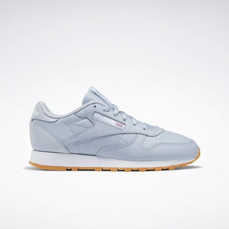 Reebok Classic Leather Shoes Szare Szare Białe | TLXD-50813