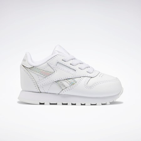 Reebok Classic Leather Shoes - Toddler Białe Białe Białe | JHAB-56789