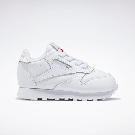 Reebok Classic Leather Shoes - Toddler Białe Białe Białe | WGBY-39421