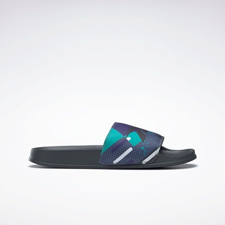 Reebok Classic Slides Czarne Szare Szare | IDTN-42581