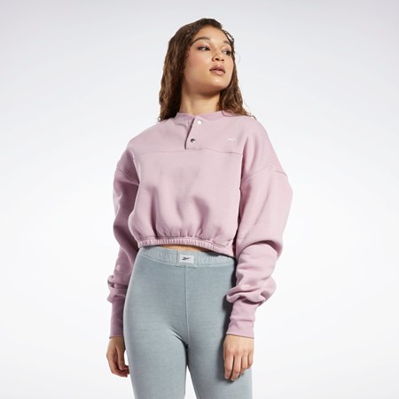 Reebok Classics Fleece Sweatshirt Infused Lilac | SCHV-37041