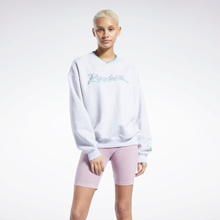 Reebok Classics Grafiką Sweatshirt Głęboka Szare | NOQU-72806