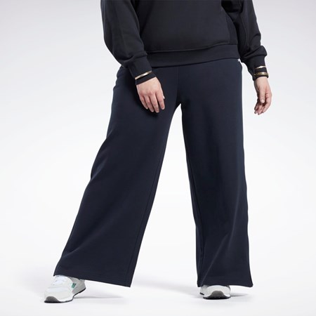 Reebok Classics Szerokie-Leg Pants (Plus Size) Czarne | RONM-87104