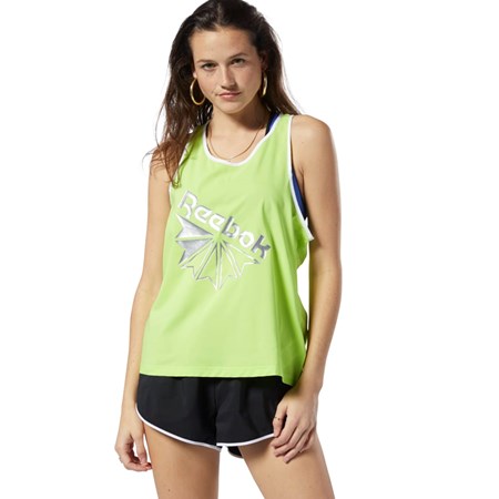 Reebok Classics Tank Top Neon Lime | HTIP-26508