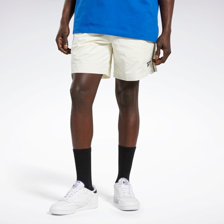 Reebok Classics Vector Shorts Białe | DLIW-65127