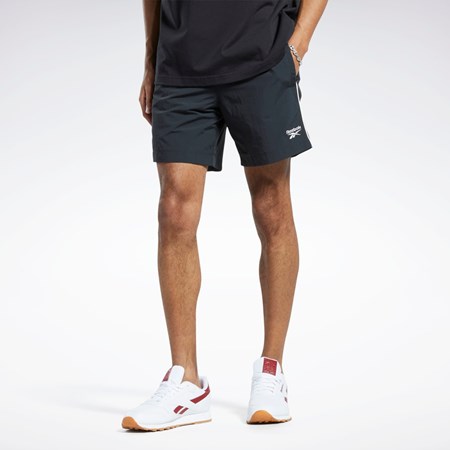 Reebok Classics Vector Shorts Czarne Czarne | WQRI-60514