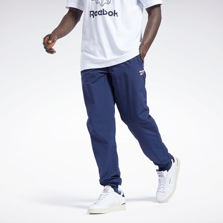 Reebok Classics Vector Track Pants Granatowe | XWMY-57128