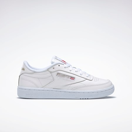 Reebok Club C 85 Shoes Białe Głęboka Szare | FUDX-38762