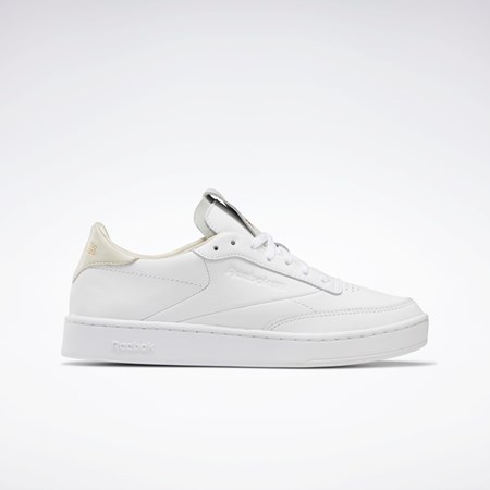 Reebok Club C Clean Shoes Białe Białe | NUAK-59608