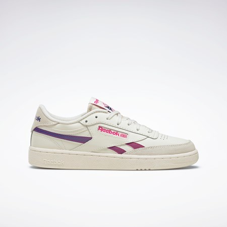 Reebok Club C Revenge Shoes Różowe Fioletowe | ERUD-32768