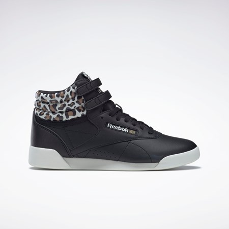 Reebok F/S Hi Shoes - Grade School Czarne Złote | QVTU-01746