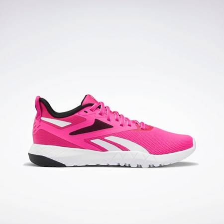 Reebok Flexagon Force 4 Treningowe Shoes Różowe Czarne Białe | CVEF-18695