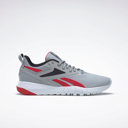 Reebok Flexagon Force 4 Treningowe Shoes Szare Czarne Czerwone | FXCZ-08142