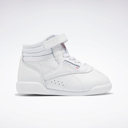 Reebok Freestyle Hi Shoes - Toddler Białe Białe Białe | LEAK-49813