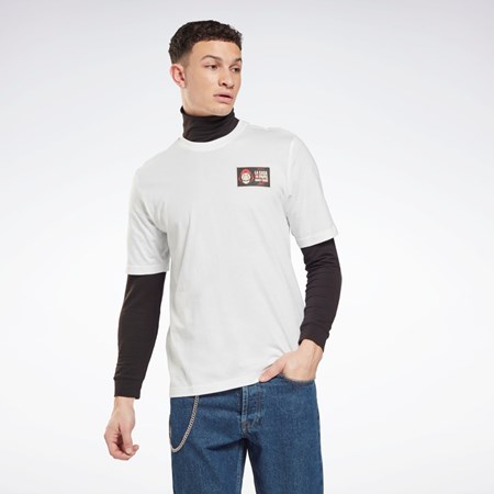 Reebok La Casa De Papel T-Shirt Białe | NWHX-62715