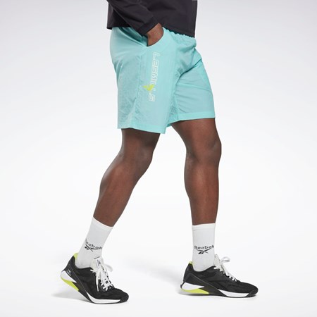 Reebok Les Mills® Lekkie Woven Shorts Semi Classic Teal | HDIM-52869