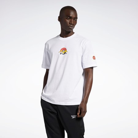 Reebok Looney Tunes T-Shirt Białe | FUCZ-01945