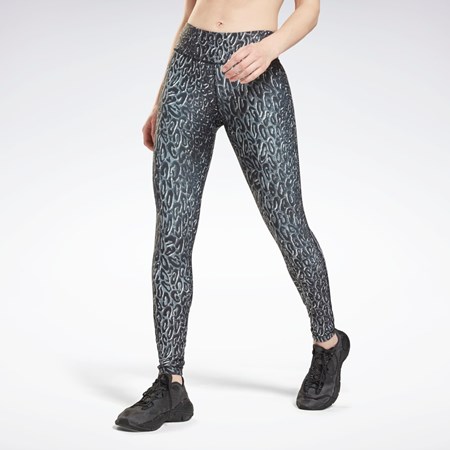 Reebok Lux Bold Leggings Czarne | JVGR-71968