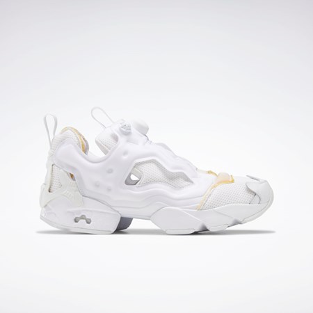 Reebok Maison Margiela Instapump Fury Memory Of Shoes Białe Czarne | QCAX-79502