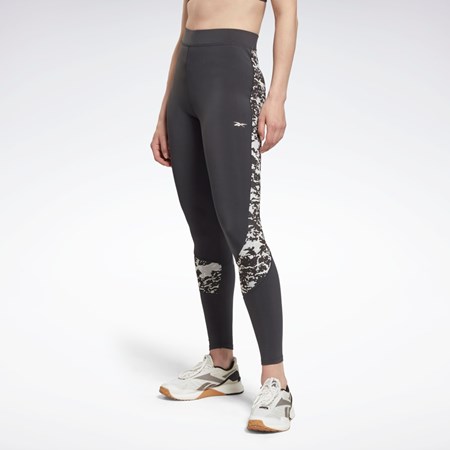 Reebok Modern Safari Leggings Czarne | RTZY-61943