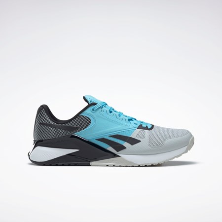 Reebok Nano 6000 Treningowe Shoes Szare Niebieskie Czarne | NHOZ-94786