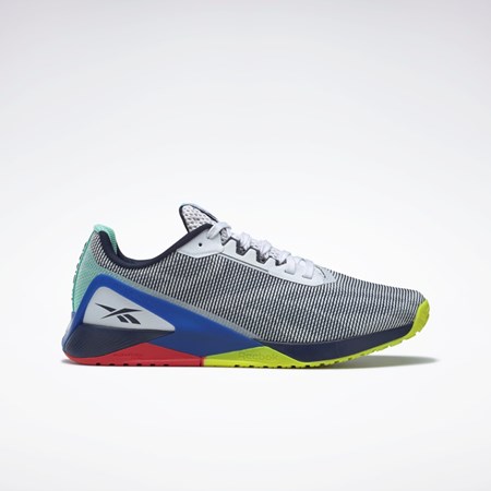 Reebok Nano X1 Grit Treningowe Shoes Białe Granatowe Niebieskie | YUHL-19320