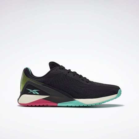 Reebok Nano X1 Wegański Treningowe Shoes Czarne Różowe Mięta | BFND-86213