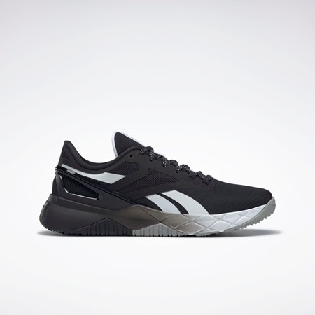 Reebok Nanoflex TR Treningowe Shoes Czarne Białe Szare | NPAX-69871