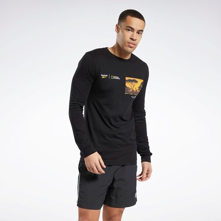 Reebok National Geographic Long Sleeve T-Shirt Multi | SMYP-98045