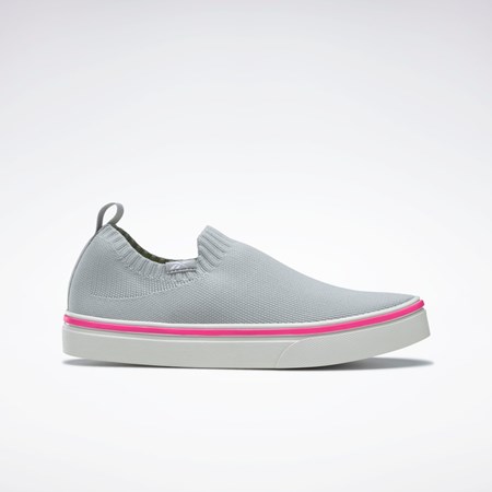 Reebok OnLux Slip-On Shoes Szare Białe Różowe | BTFA-45307