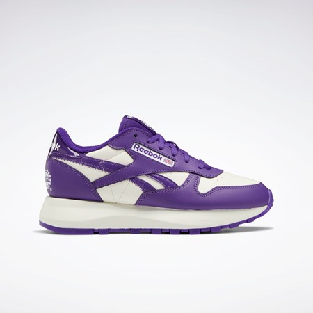 Reebok Popsicle Classic Leather SP Shoes Fioletowe Fioletowe | QANH-74109