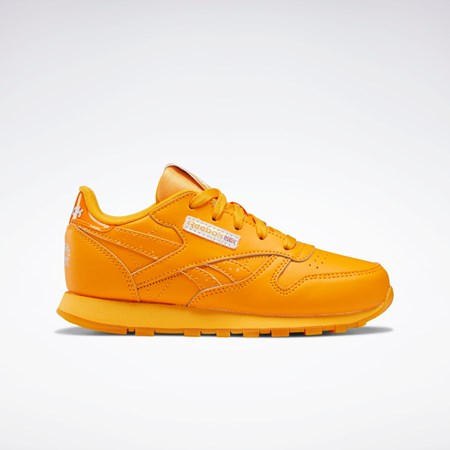 Reebok Popsicle Classic Leather Shoes - Preschool Semi Fire Spark / Semi Fire Spark / Semi Fire Spark | ZCPT-64752