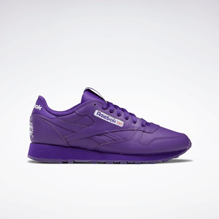 Reebok Popsicle Classic Leather Shoes Fioletowe Fioletowe Fioletowe | GZOK-39514