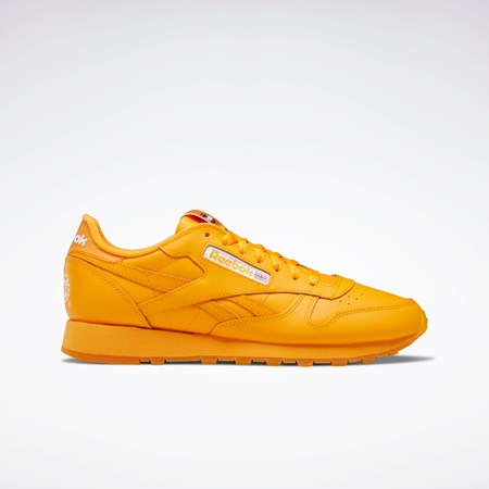 Reebok Popsicle Classic Leather Shoes Semi Fire Spark / Semi Fire Spark / Semi Fire Spark | BRWQ-84320