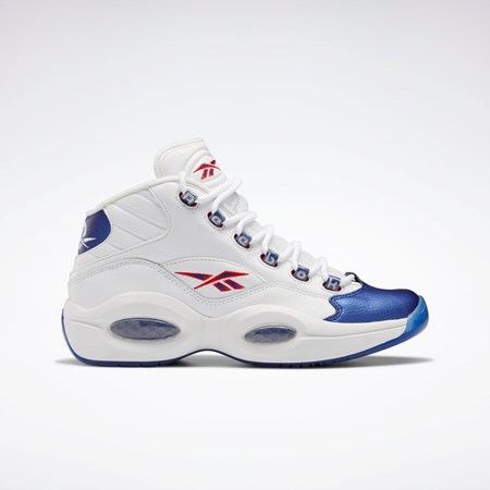 Reebok Question Mid Basketball Shoes Białe | CAYT-79524