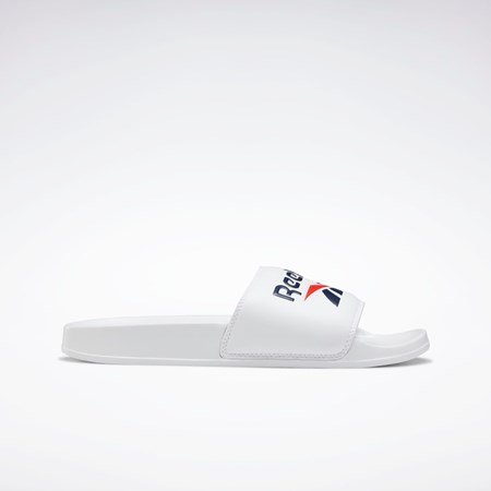 Reebok Reebok Classic Slides Białe Granatowe Czerwone | GWEF-43897