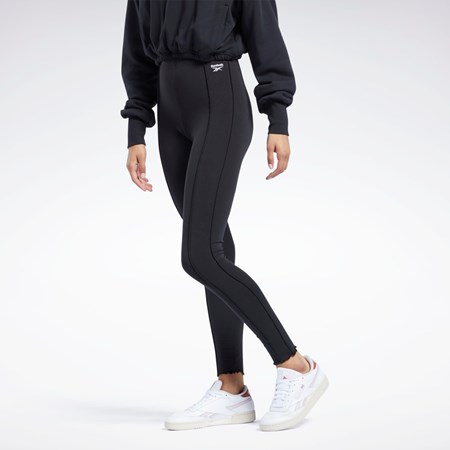 Reebok Reebok Classics High-Rise Leggings Czarne | PAMJ-50279