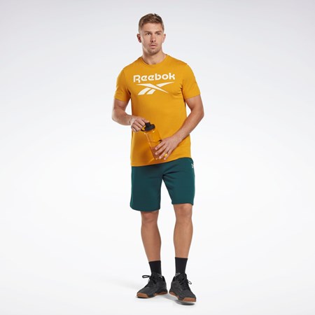 Reebok Reebok Identity Big Logo T-Shirt Bright Ochre | DXFE-17326