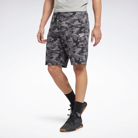 Reebok Reebok Identity Camo Shorts Czarne | LDHV-16592