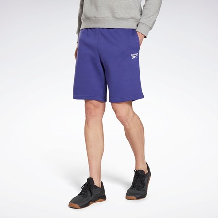 Reebok Reebok Identity Fleece Shorts Fioletowe | EOSC-87213