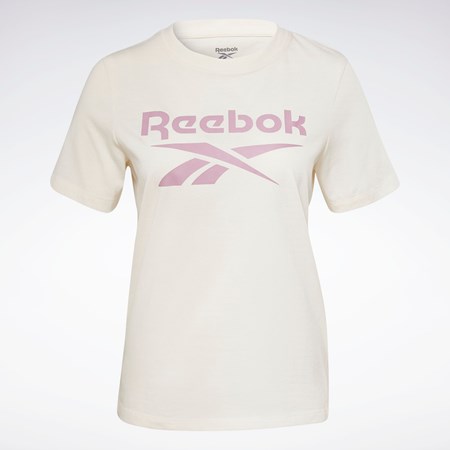 Reebok Reebok Identity T-Shirt Białe | OTVX-35028